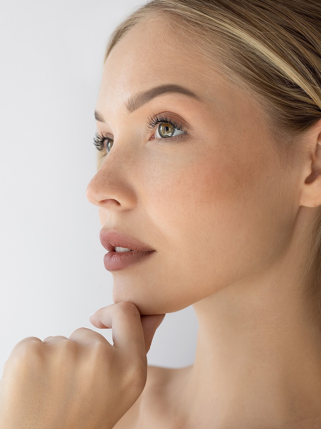 Abstract geometric shape in black silhouette.